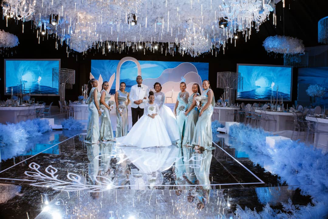 BISH & MOMO WITH BRIDES MAIDS